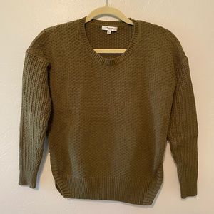 Madewell Olive Green Knit Sweater